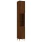 vidaXL Armadietto Bagno Rovere Marrone 30x30x190cm Legno Multistrato vidaXL Armadietto Bagno Rovere Marrone 30x30x190cm Legno Multistrato