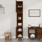 vidaXL Armadietto Bagno Rovere Marrone 30x30x190cm Legno Multistrato vidaXL Armadietto Bagno Rovere Marrone 30x30x190cm Legno Multistrato