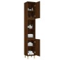 vidaXL Armadietto Bagno Rovere Marrone 30x30x190cm Legno Multistrato vidaXL Armadietto Bagno Rovere Marrone 30x30x190cm Legno Multistrato