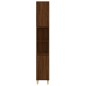 vidaXL Armadietto Bagno Rovere Marrone 30x30x190cm Legno Multistrato vidaXL Armadietto Bagno Rovere Marrone 30x30x190cm Legno Multistrato