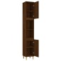 vidaXL Armadietto Bagno Rovere Marrone 30x30x190cm Legno Multistrato vidaXL Armadietto Bagno Rovere Marrone 30x30x190cm Legno Multistrato