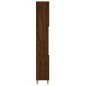 vidaXL Armadietto Bagno Rovere Marrone 30x30x190cm Legno Multistrato vidaXL Armadietto Bagno Rovere Marrone 30x30x190cm Legno Multistrato