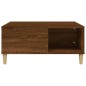 vidaXL Tavolino Salotto Rovere Marrone 80x80x36,5 cm Legno Multistrato vidaXL Tavolino Salotto Rovere Marrone 80x80x36,5 cm Legno Multistrato