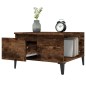 vidaXL Tavolino da Salotto Rovere Fumo 55x55x36,5 cm Legno Multistrato vidaXL Tavolino da Salotto Rovere Fumo 55x55x36,5 cm Legno Multistrato