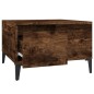 vidaXL Tavolino da Salotto Rovere Fumo 55x55x36,5 cm Legno Multistrato vidaXL Tavolino da Salotto Rovere Fumo 55x55x36,5 cm Legno Multistrato