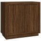 vidaXL Credenza Rovere Marrone 80x34x75 cm in Legno Multistrato vidaXL Credenza Rovere Marrone 80x34x75 cm in Legno Multistrato