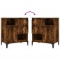 vidaXL Credenza Rovere Fumo 60x35x70 cm in Legno Multistrato