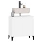 vidaXL Mobile Lavabo Bianco 58x33x60 cm in Legno Multistrato