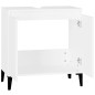 vidaXL Mobile Lavabo Bianco 58x33x60 cm in Legno Multistrato
