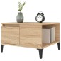 vidaXL Tavolino Salotto Rovere Sonoma 55x55x36,5 cm Legno Multistrato vidaXL Tavolino Salotto Rovere Sonoma 55x55x36,5 cm Legno Multistrato