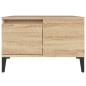 vidaXL Tavolino Salotto Rovere Sonoma 55x55x36,5 cm Legno Multistrato vidaXL Tavolino Salotto Rovere Sonoma 55x55x36,5 cm Legno Multistrato