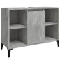 vidaXL Mobile Lavabo Grigio Cemento 80x33x60 cm in Legno Multistrato vidaXL Mobile Lavabo Grigio Cemento 80x33x60 cm in Legno Multistrato