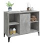 vidaXL Mobile Lavabo Grigio Cemento 80x33x60 cm in Legno Multistrato vidaXL Mobile Lavabo Grigio Cemento 80x33x60 cm in Legno Multistrato