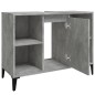 vidaXL Mobile Lavabo Grigio Cemento 80x33x60 cm in Legno Multistrato vidaXL Mobile Lavabo Grigio Cemento 80x33x60 cm in Legno Multistrato