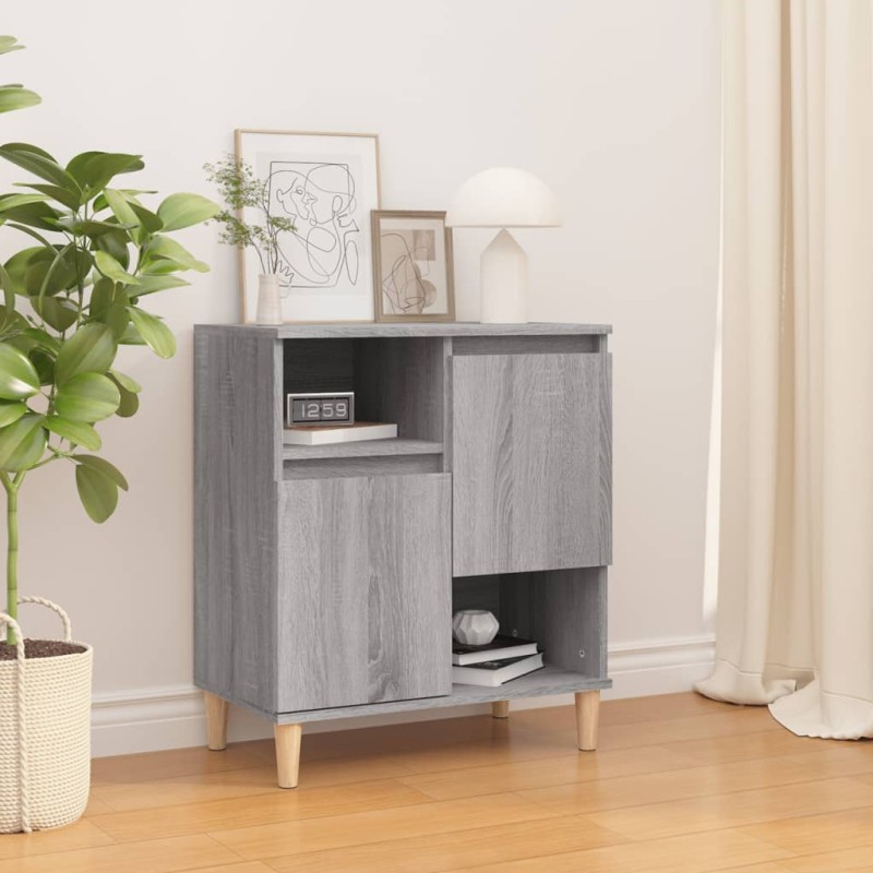 vidaXL Credenza Grigio Sonoma 60x35x70 cm in Legno Multistrato vidaXL Credenza Grigio Sonoma 60x35x70 cm in Legno Multistrato
