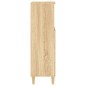 vidaXL Armadietto da Bagno Rovere Sonoma 30x30x100cm Legno Multistrato vidaXL Armadietto da Bagno Rovere Sonoma 30x30x100cm Legno Multistrato
