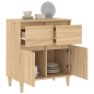 vidaXL Credenza Rovere Sonoma 60x35x70 cm in Legno Multistrato vidaXL Credenza Rovere Sonoma 60x35x70 cm in Legno Multistrato