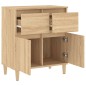 vidaXL Credenza Rovere Sonoma 60x35x70 cm in Legno Multistrato vidaXL Credenza Rovere Sonoma 60x35x70 cm in Legno Multistrato
