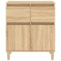 vidaXL Credenza Rovere Sonoma 60x35x70 cm in Legno Multistrato vidaXL Credenza Rovere Sonoma 60x35x70 cm in Legno Multistrato