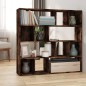 vidaXL Libreria/Divisorio Rovere Fumo 105x24x102 cm vidaXL Libreria/Divisorio Rovere Fumo 105x24x102 cm