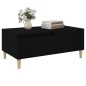 vidaXL Tavolino da Salotto Nero 90x50x36,5 cm in Legno Multistrato