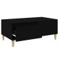 vidaXL Tavolino da Salotto Nero 90x50x36,5 cm in Legno Multistrato