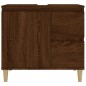 vidaXL Armadietto Bagno Rovere Marrone 65x33x60cm in Legno Multistrato vidaXL Armadietto Bagno Rovere Marrone 65x33x60cm in Legno Multistrato