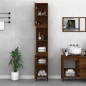 vidaXL Armadietto Bagno Rovere Marrone 30x30x190cm Legno Multistrato vidaXL Armadietto Bagno Rovere Marrone 30x30x190cm Legno Multistrato