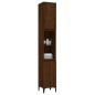 vidaXL Armadietto Bagno Rovere Marrone 30x30x190cm Legno Multistrato vidaXL Armadietto Bagno Rovere Marrone 30x30x190cm Legno Multistrato