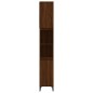 vidaXL Armadietto Bagno Rovere Marrone 30x30x190cm Legno Multistrato vidaXL Armadietto Bagno Rovere Marrone 30x30x190cm Legno Multistrato