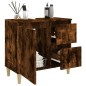 vidaXL Armadietto Bagno Rovere Fumo 65x33x60 cm in Legno Multistrato vidaXL Armadietto Bagno Rovere Fumo 65x33x60 cm in Legno Multistrato
