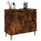 vidaXL Armadietto Bagno Rovere Fumo 65x33x60 cm in Legno Multistrato vidaXL Armadietto Bagno Rovere Fumo 65x33x60 cm in Legno Multistrato