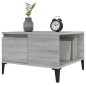 vidaXL Tavolino Salotto Grigio Sonoma 55x55x36,5 cm Legno Multistrato vidaXL Tavolino Salotto Grigio Sonoma 55x55x36,5 cm Legno Multistrato