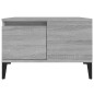 vidaXL Tavolino Salotto Grigio Sonoma 55x55x36,5 cm Legno Multistrato vidaXL Tavolino Salotto Grigio Sonoma 55x55x36,5 cm Legno Multistrato