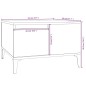 vidaXL Tavolino Salotto Grigio Sonoma 55x55x36,5 cm Legno Multistrato vidaXL Tavolino Salotto Grigio Sonoma 55x55x36,5 cm Legno Multistrato