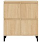 vidaXL Credenza Rovere Sonoma 60x35x70 cm in Legno Multistrato vidaXL Credenza Rovere Sonoma 60x35x70 cm in Legno Multistrato