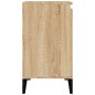 vidaXL Mobile Lavabo Rovere Sonoma 58x33x60 cm in Legno Multistrato