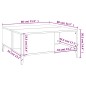 vidaXL Tavolino Salotto Bianco Lucido 80x80x36,5 cm Legno Multistrato vidaXL Tavolino Salotto Bianco Lucido 80x80x36,5 cm Legno Multistrato