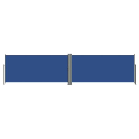 Tenda da Sole Laterale Retrattile Blu 140x600 cm