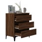 vidaXL Credenza Rovere Marrone 60x35x70 cm in Legno Multistrato vidaXL Credenza Rovere Marrone 60x35x70 cm in Legno Multistrato