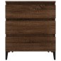vidaXL Credenza Rovere Marrone 60x35x70 cm in Legno Multistrato vidaXL Credenza Rovere Marrone 60x35x70 cm in Legno Multistrato