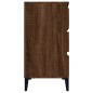 vidaXL Credenza Rovere Marrone 60x35x70 cm in Legno Multistrato vidaXL Credenza Rovere Marrone 60x35x70 cm in Legno Multistrato