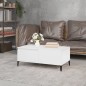 vidaXL Tavolino da Salotto Bianco 90x50x36,5 cm in Legno Multistrato vidaXL Tavolino da Salotto Bianco 90x50x36,5 cm in Legno Multistrato