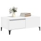 vidaXL Tavolino da Salotto Bianco 90x50x36,5 cm in Legno Multistrato vidaXL Tavolino da Salotto Bianco 90x50x36,5 cm in Legno Multistrato