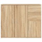 vidaXL Credenza Rovere Sonoma 91x29,5x75 cm in Legno Multistrato vidaXL Credenza Rovere Sonoma 91x29,5x75 cm in Legno Multistrato