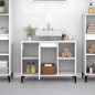vidaXL Mobile Lavabo Bianco 80x33x60 cm in Legno Multistrato