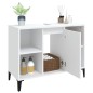 vidaXL Mobile Lavabo Bianco 80x33x60 cm in Legno Multistrato