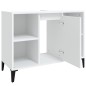 vidaXL Mobile Lavabo Bianco 80x33x60 cm in Legno Multistrato