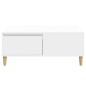vidaXL Tavolino da Salotto Bianco 90x50x36,5 cm in Legno Multistrato