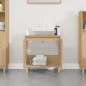 vidaXL Mobile Lavabo Rovere Sonoma 58x33x60 cm in Legno Multistrato vidaXL Mobile Lavabo Rovere Sonoma 58x33x60 cm in Legno Multistrato
